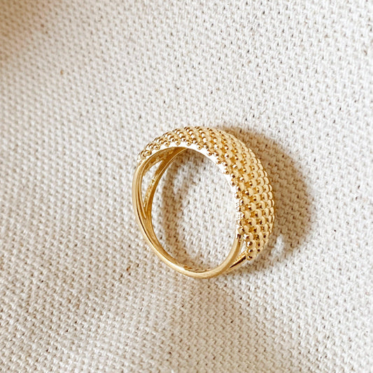Bead Cluster Ring, 18k Gold Filled