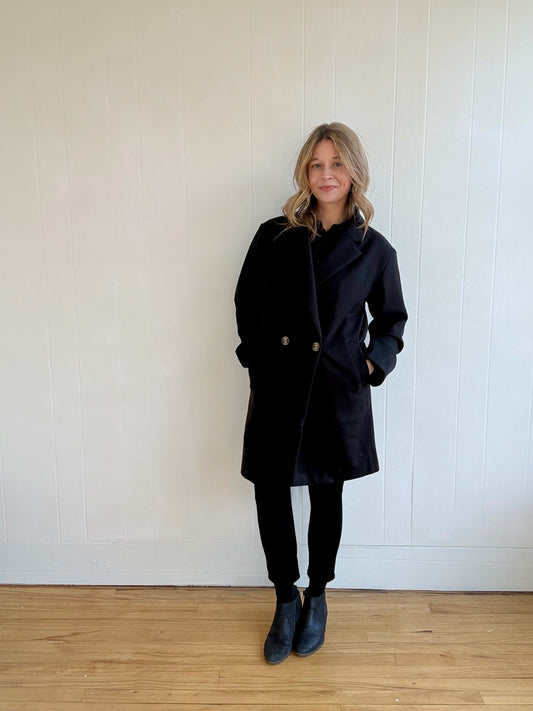 Laurel Overcoat (Black)