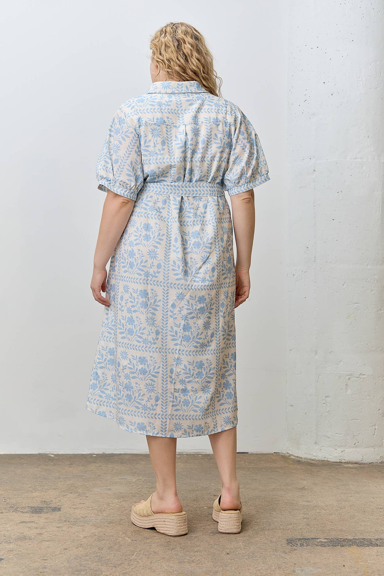 Lacey Shirt Dress (Plus)