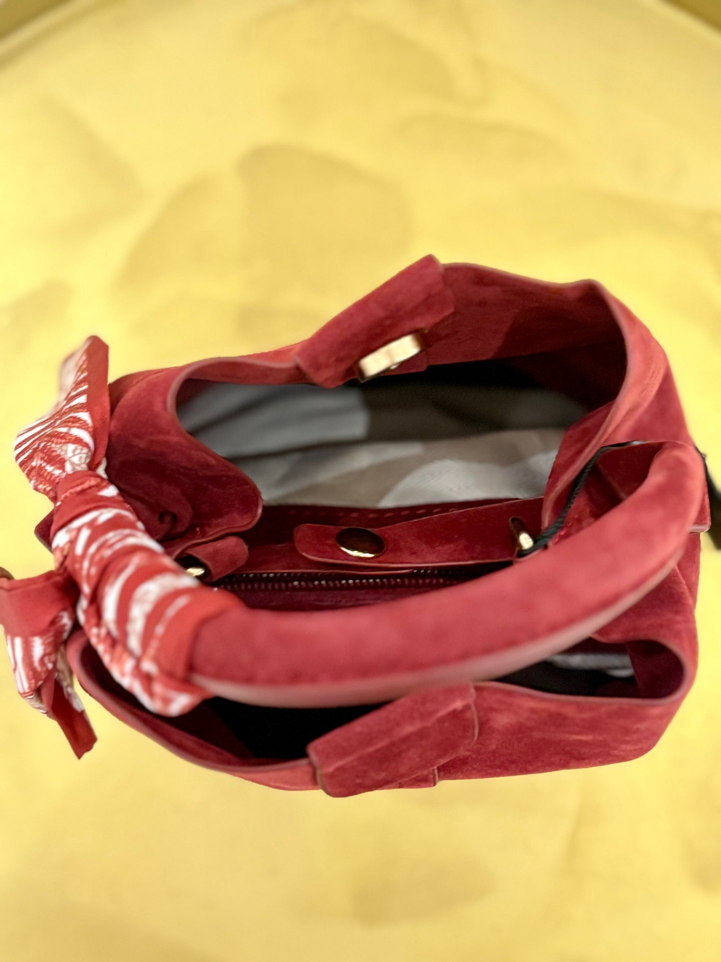Blair Bucket Bag (Burgundy)