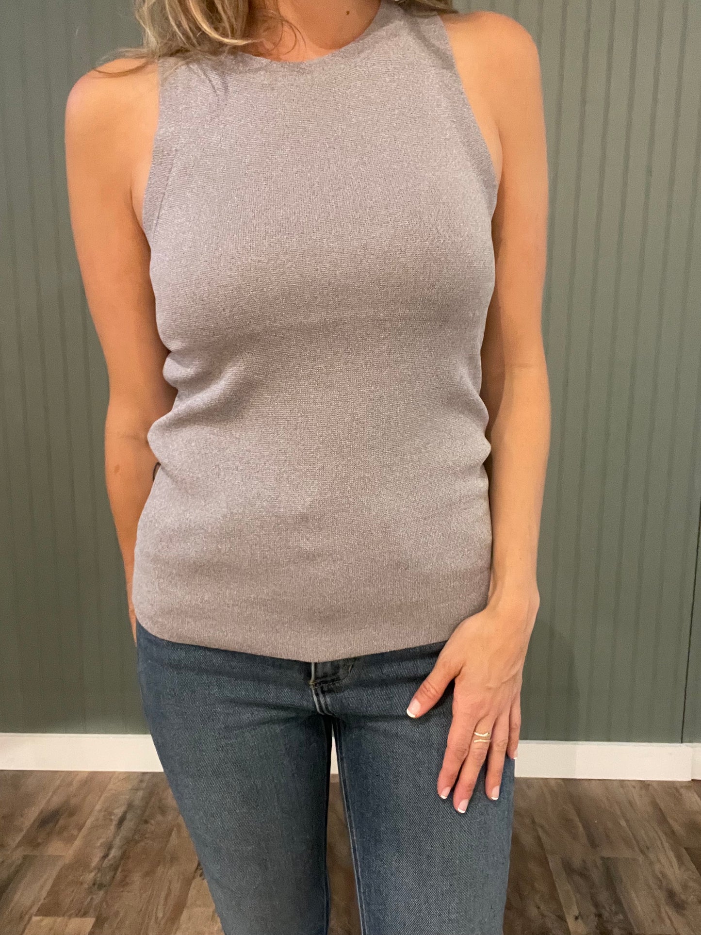 The Signy Top (Heather Grey)