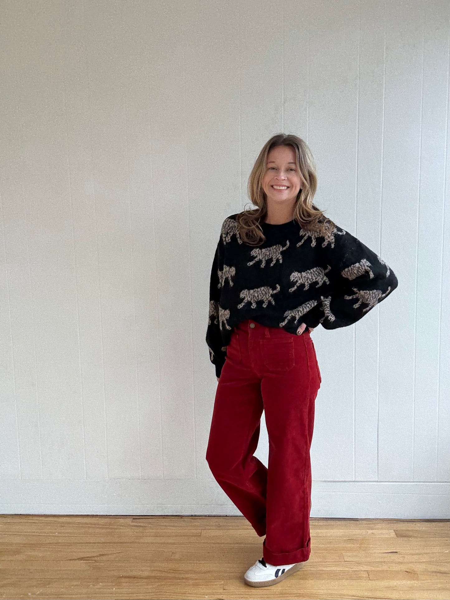 Leopard Crewneck