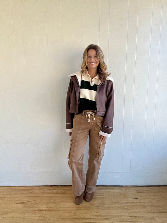 Amelia Aviator Jacket