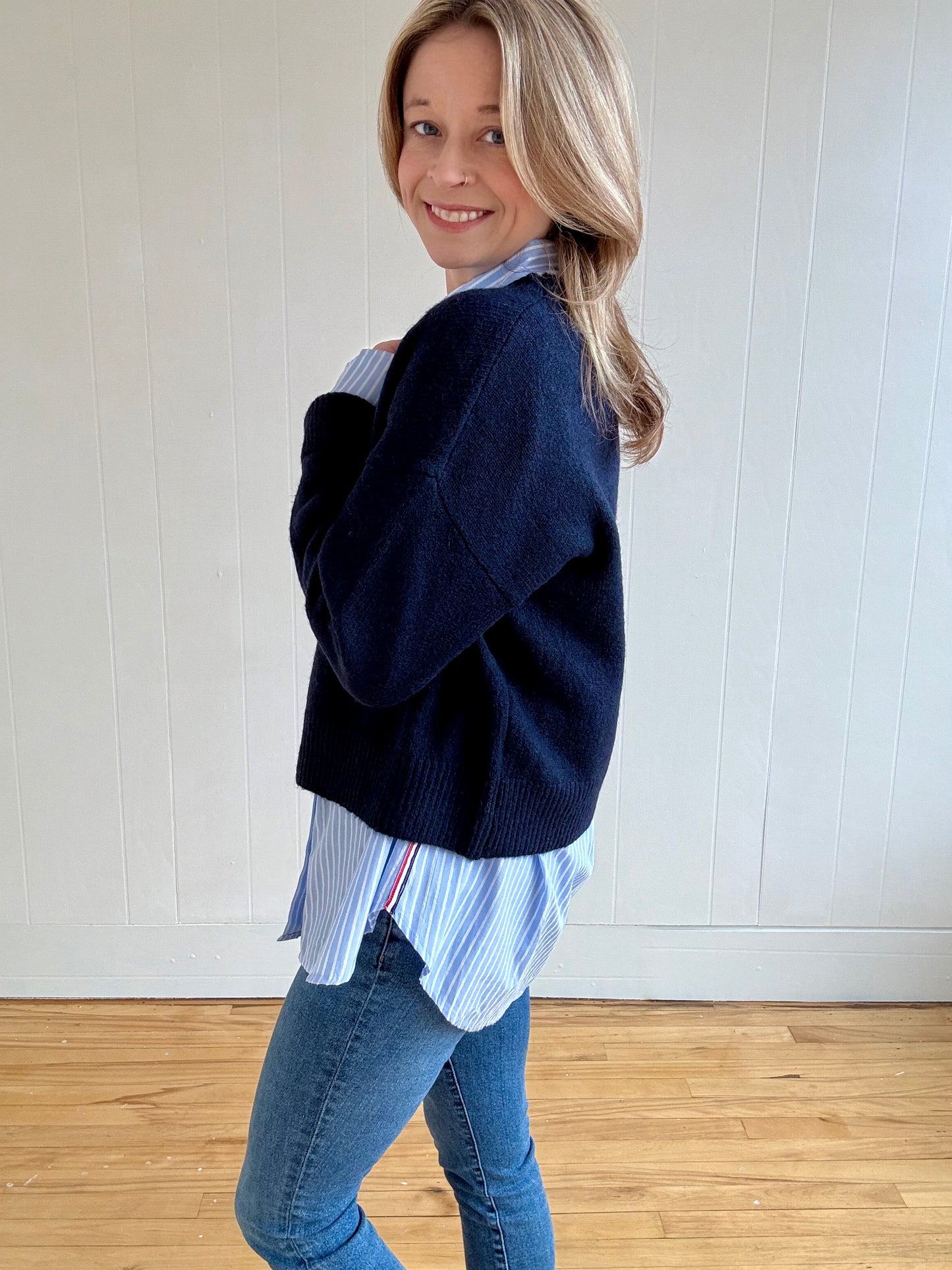 Lobster Alert Sweater (Navy)