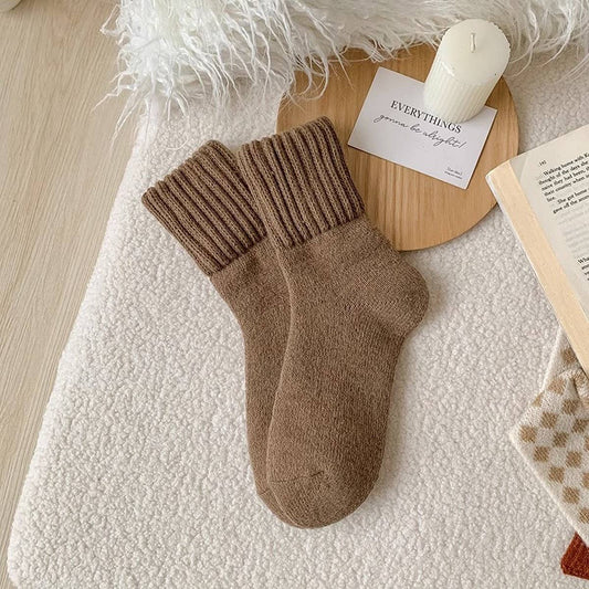 Cozy Crew Socks (Caramel)