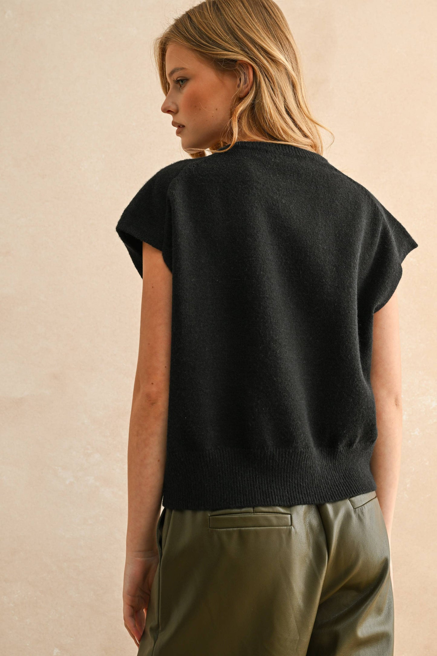 Asher Short Sleeve Sweater