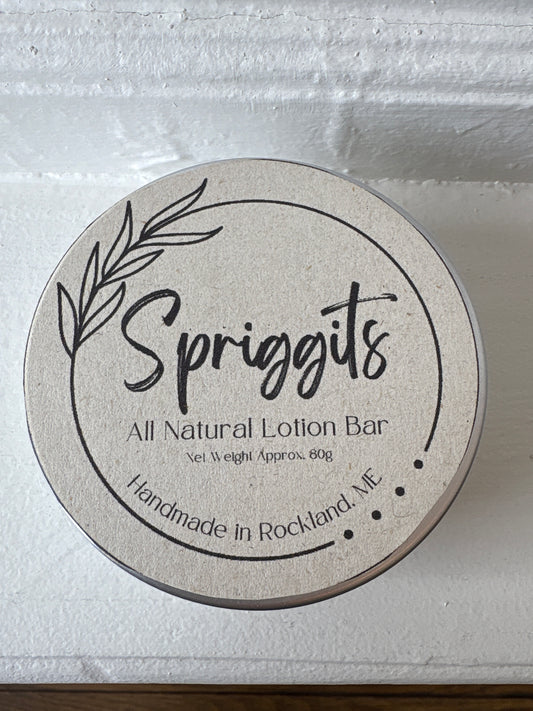 Spriggits Lotion Bar- Various Scents