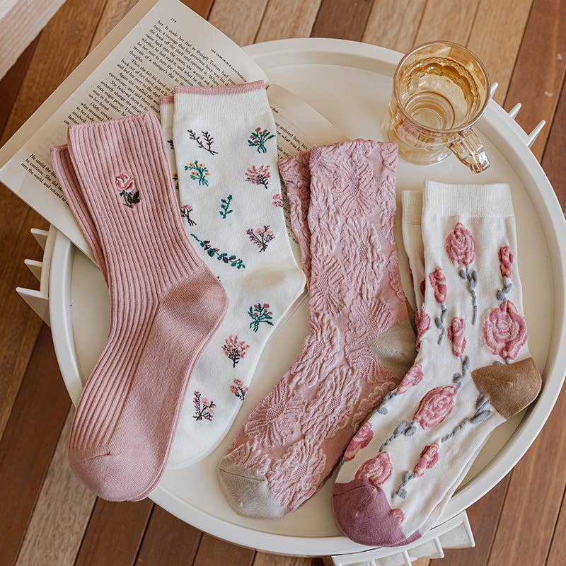 Vintage Rose Socks