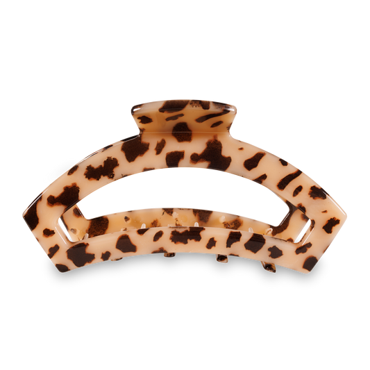 Blonde Tortoise Open Hair Clip, Large
