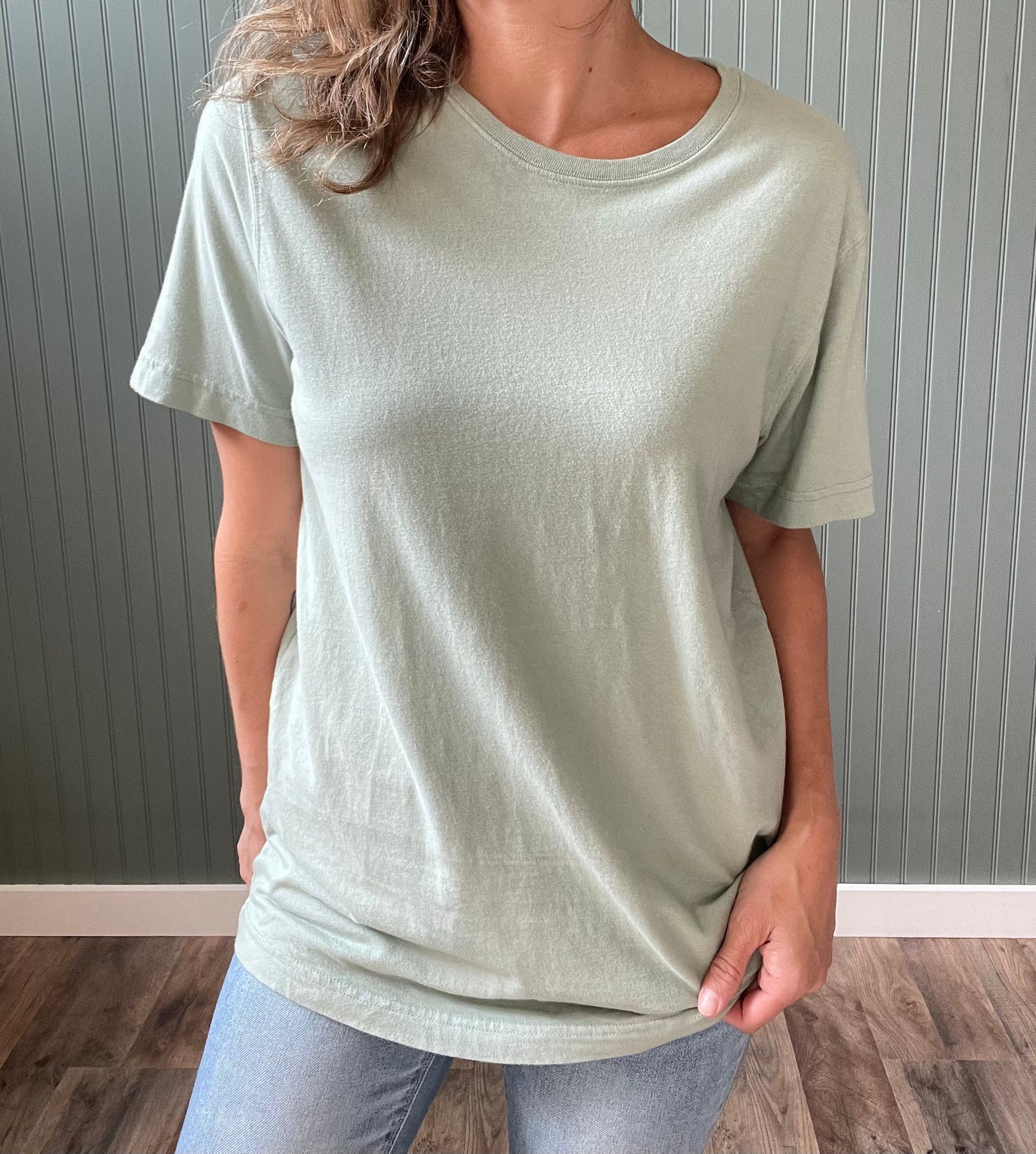 June Tee (Dusty Mint)