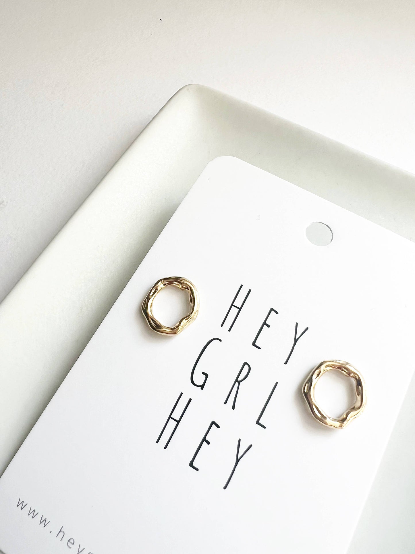The Circle Stud Earrings