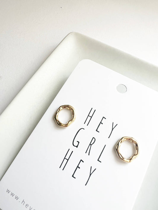 The Circle Stud Earrings