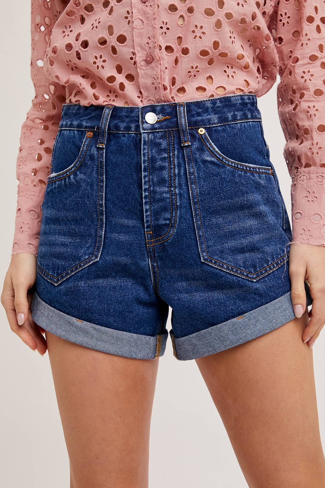 Margo Shorts (Dark Wash)