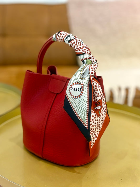 Blair Bucket Bag (Red)