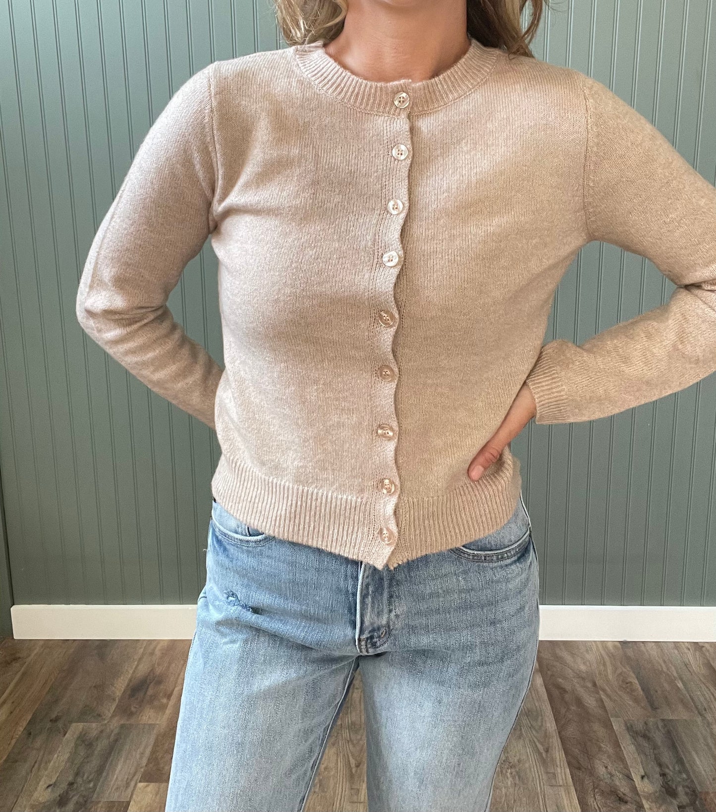 Lane Cardigan (Taupe)