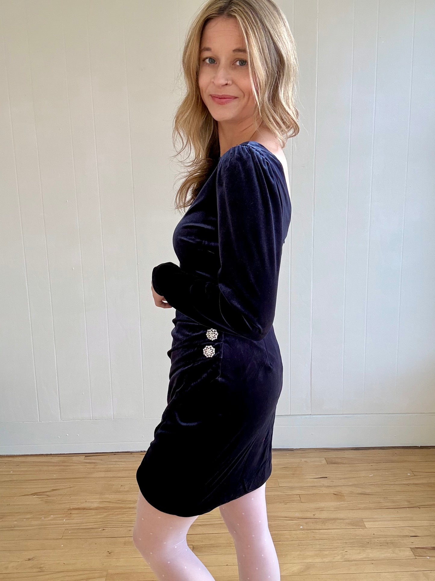 Midnight Velvet Dress