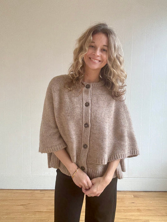Katerina Cape (Taupe)