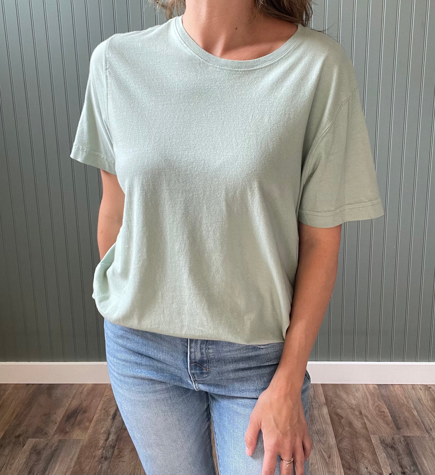 June Tee (Dusty Mint)