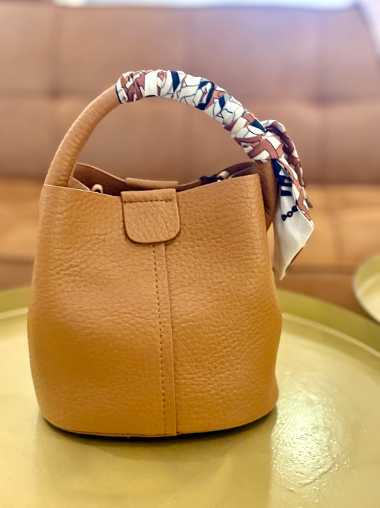 Blair Bucket Bag (Brown)