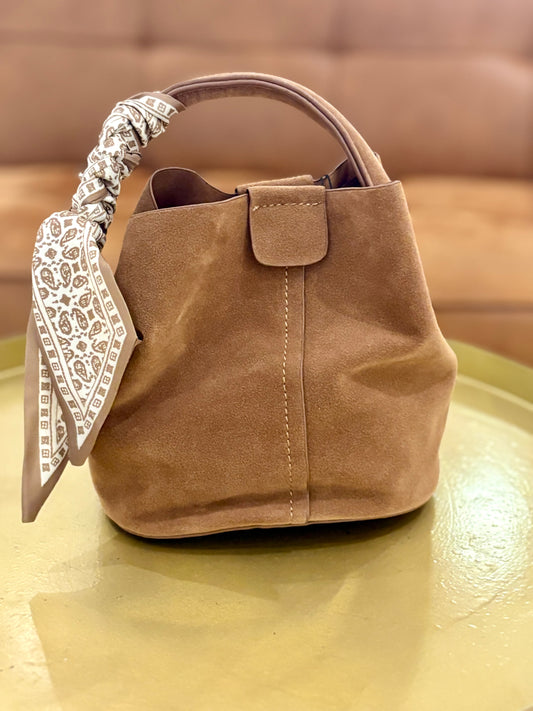 Blair Bucket Bag (Tan)