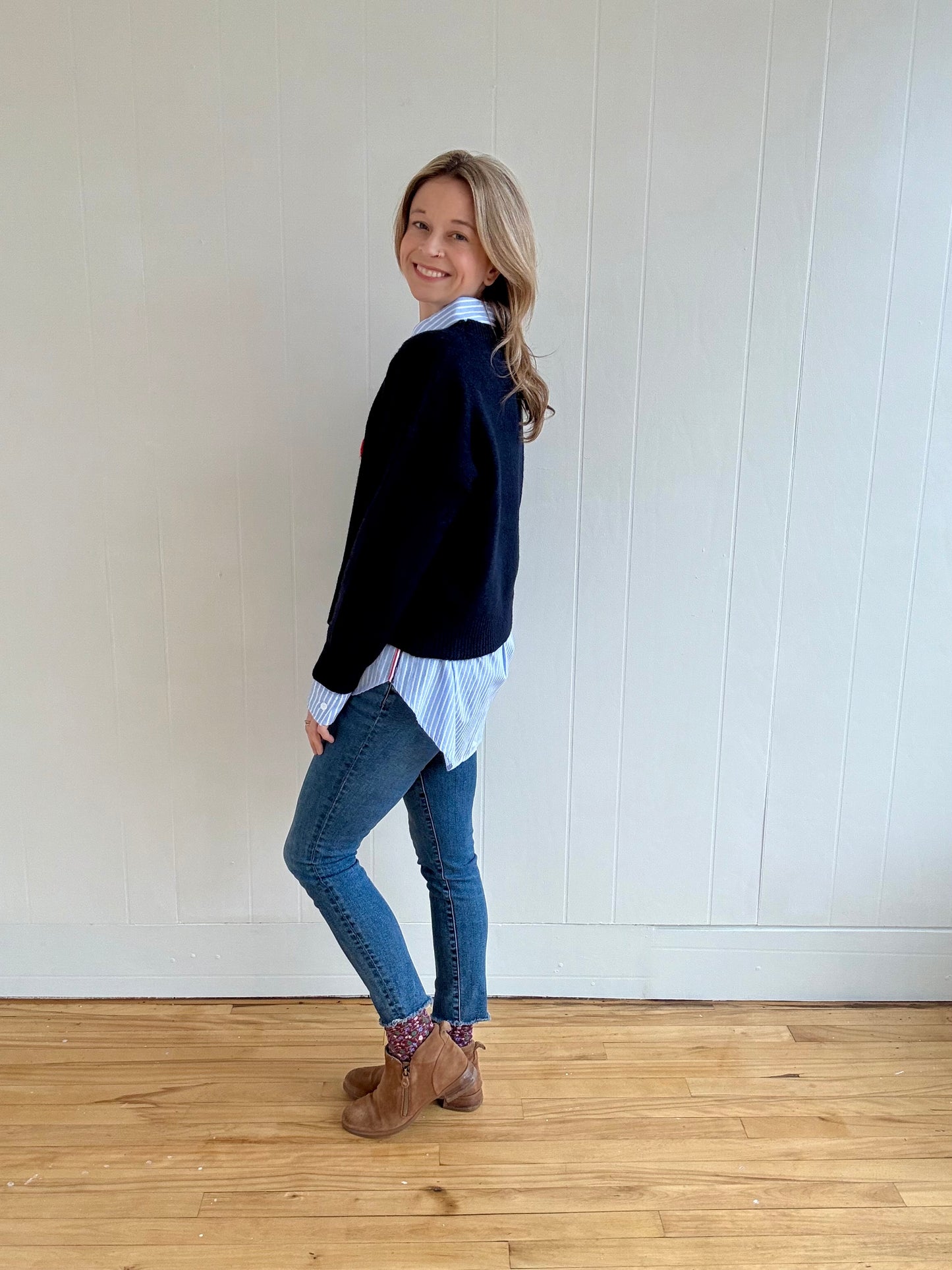 Lobster Alert Sweater (Navy)