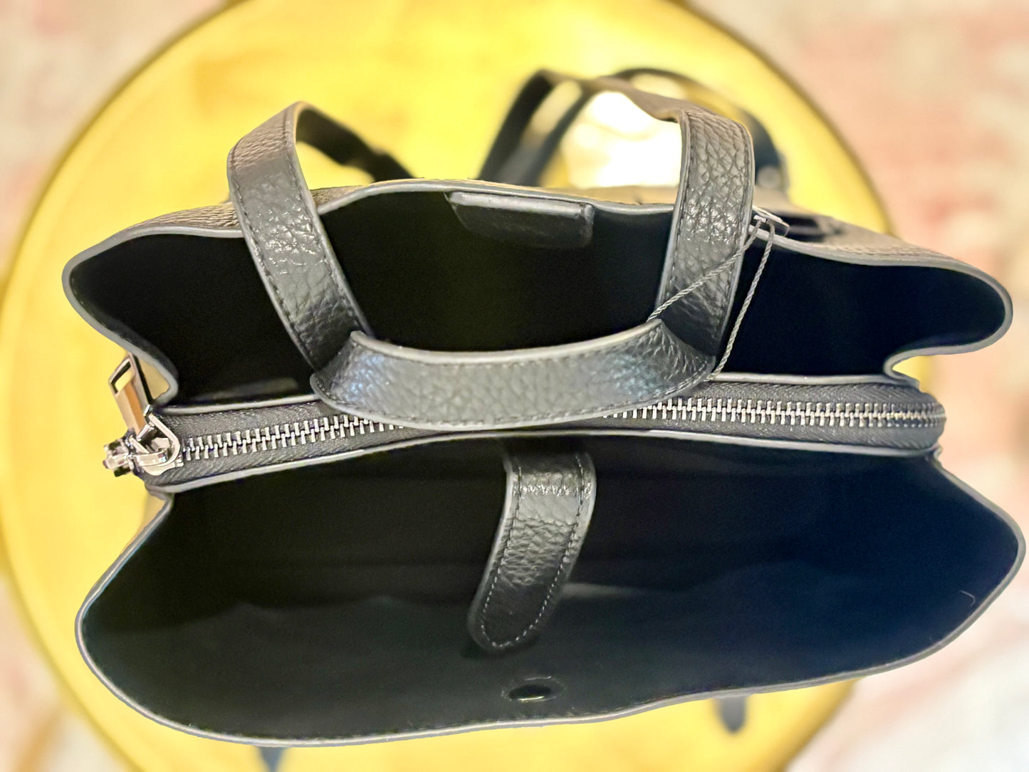 Simone Backpack Purse (Black)