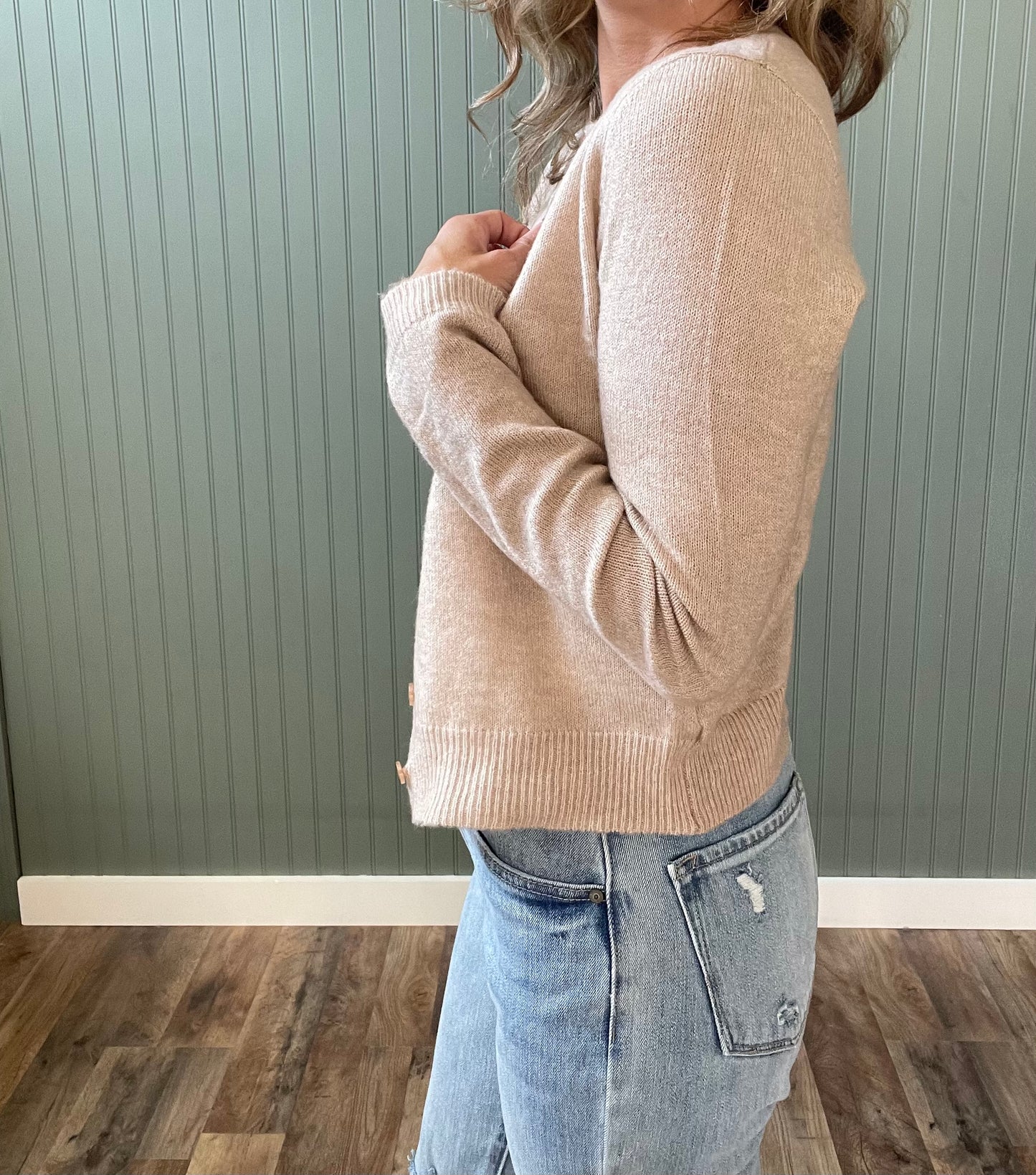 Lane Cardigan (Taupe)