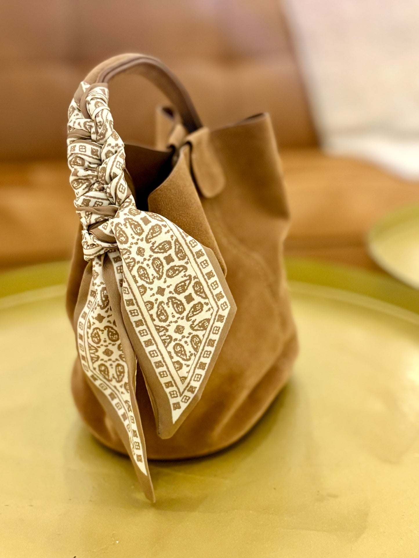 Blair Bucket Bag (Tan)