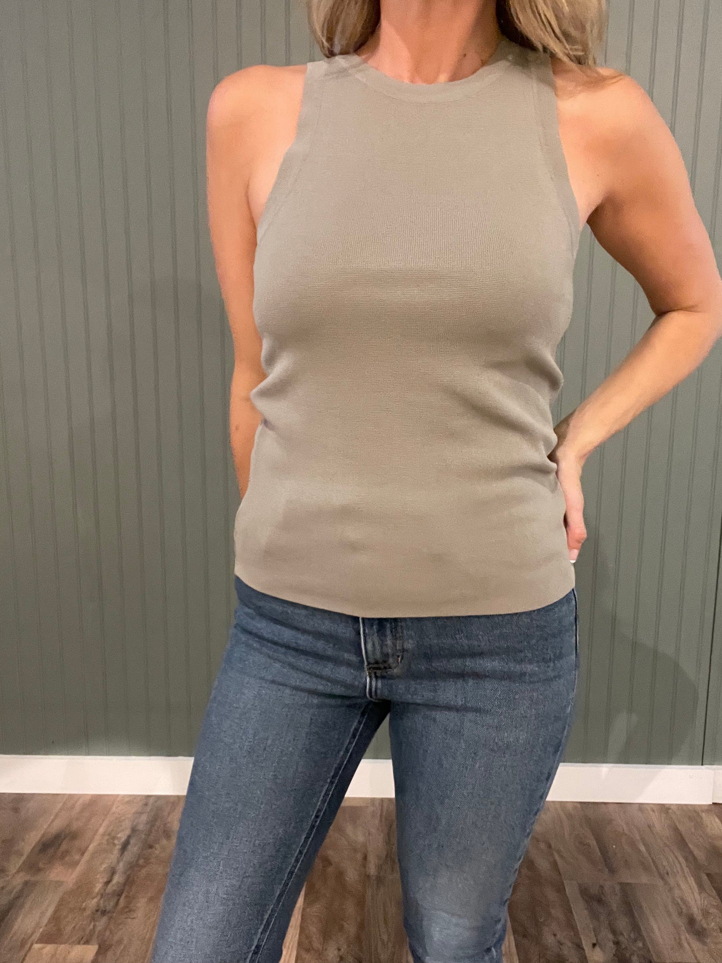 The Signy Top (Dusty Olive)