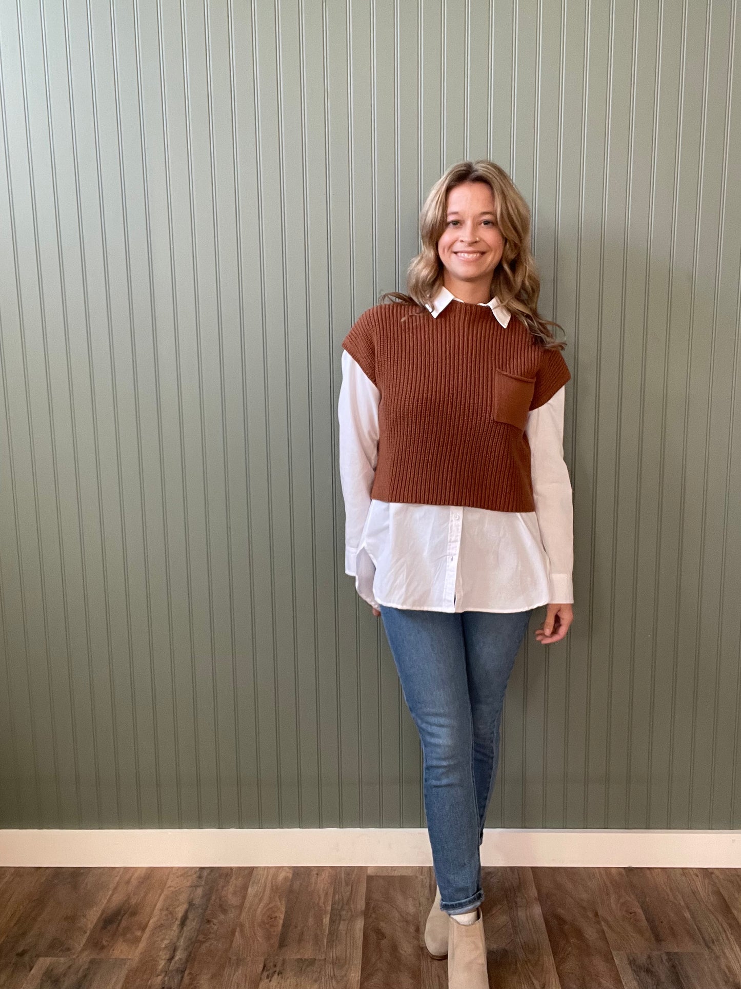 Vera Knit Top (Toffee)