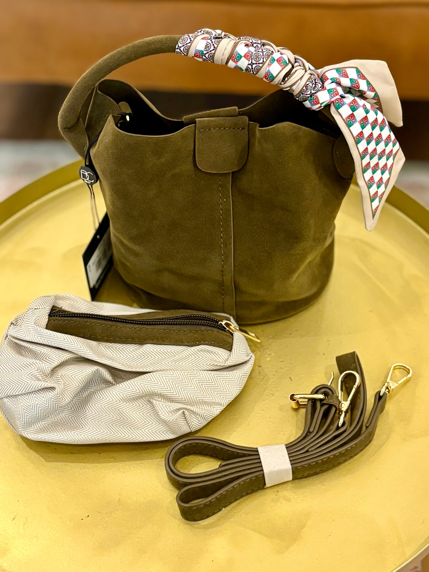 Blair Bucket Bag (Olive)