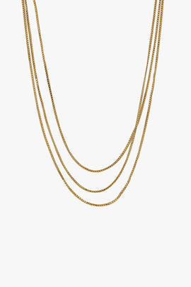 Taylor Triple Chain Necklace