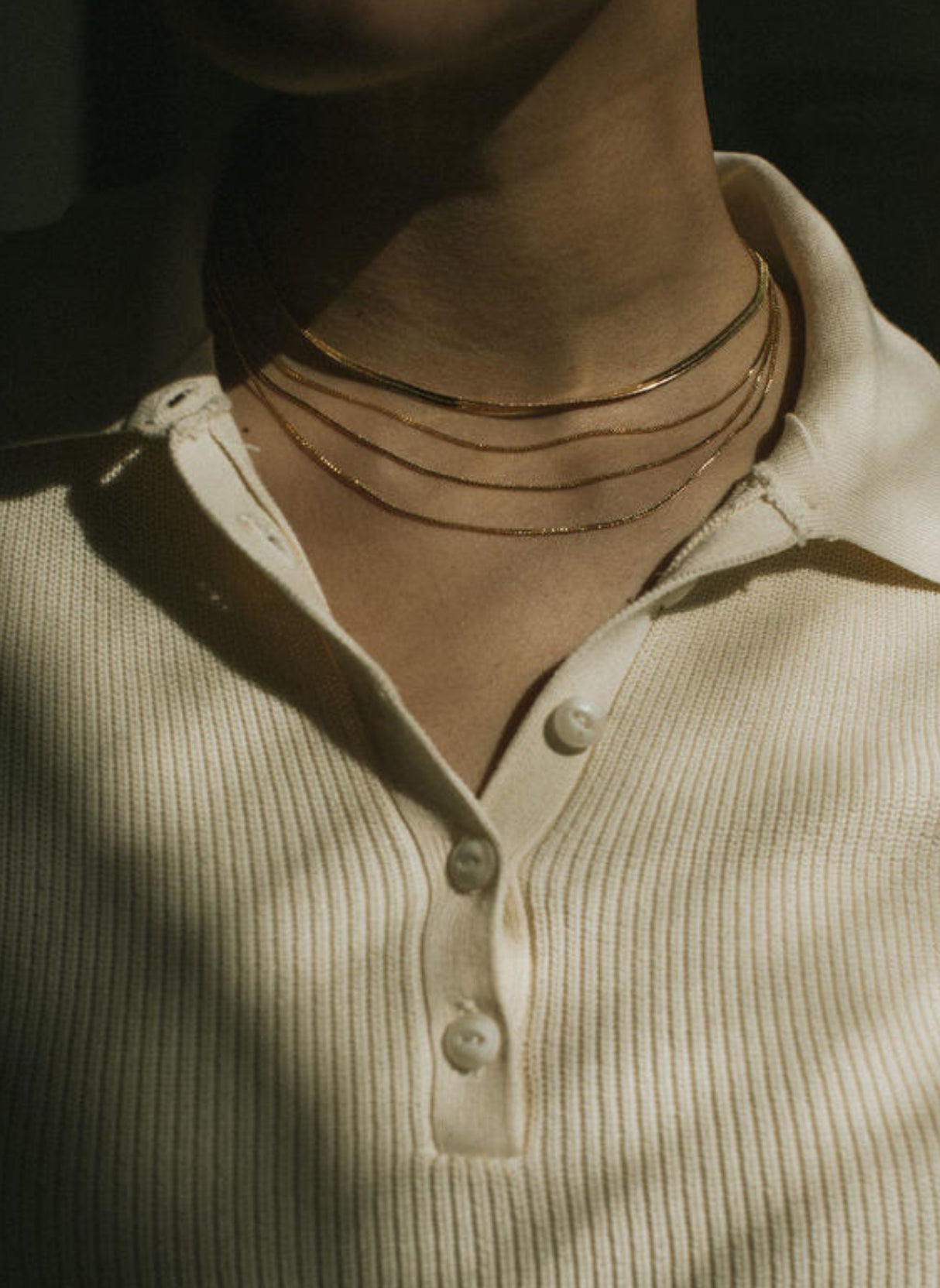 Taylor Triple Chain Necklace