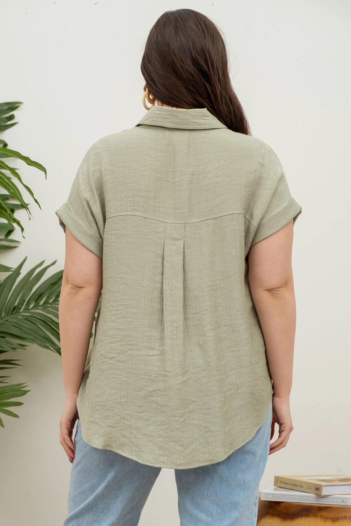 Nell Top (Plus) Olive