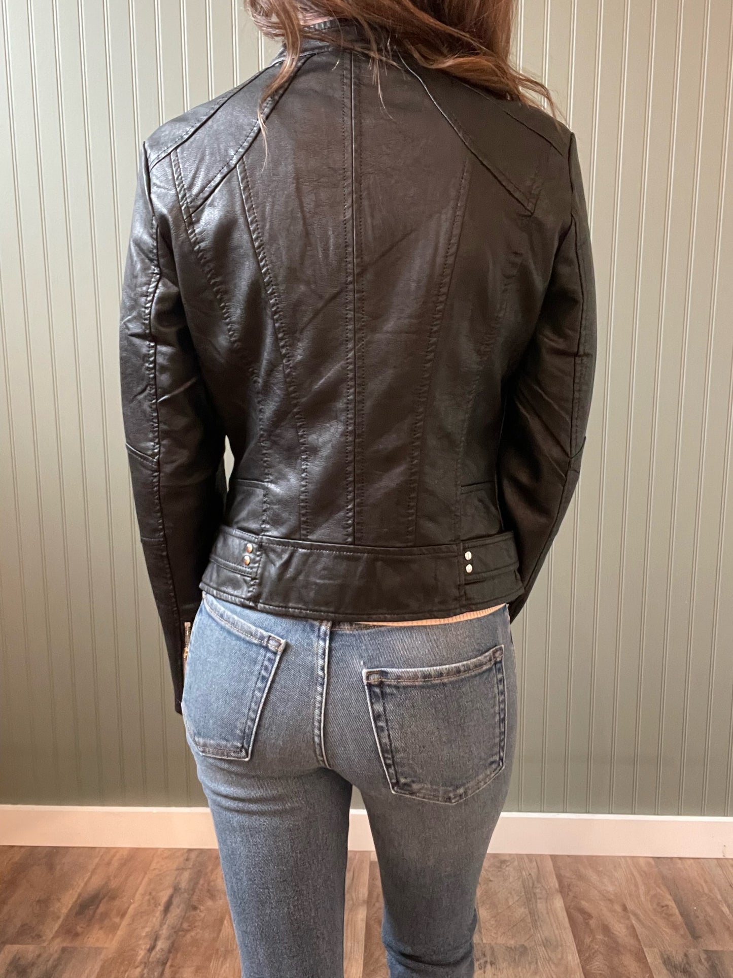 Breann Vegan Leather Jacket