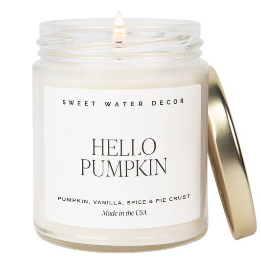 Hello Pumpkin 9 oz Soy Candle