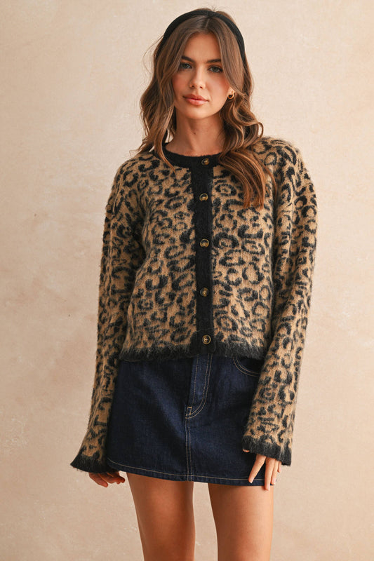 Leopard Cardigan