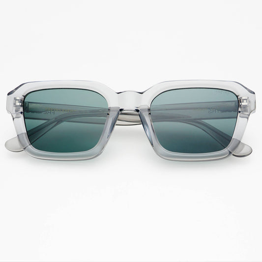Hudson Acetate Unisex Rectangular Sunglasses, Gray
