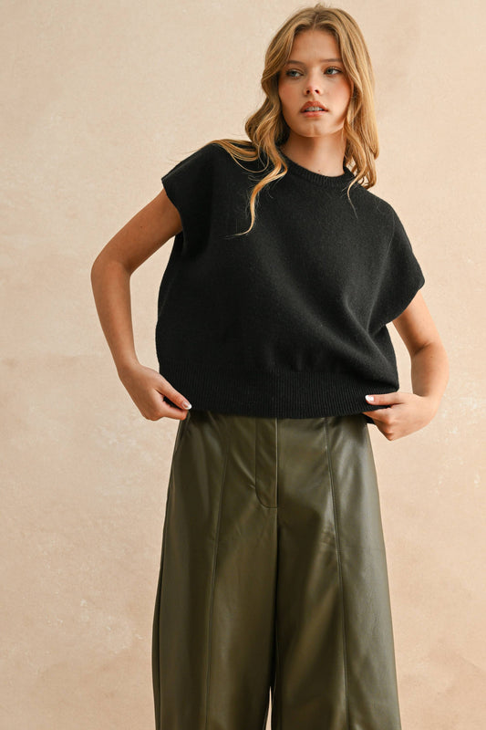 Asher Short Sleeve Sweater