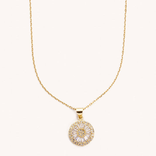 Antique Crystal Necklaces- Gold