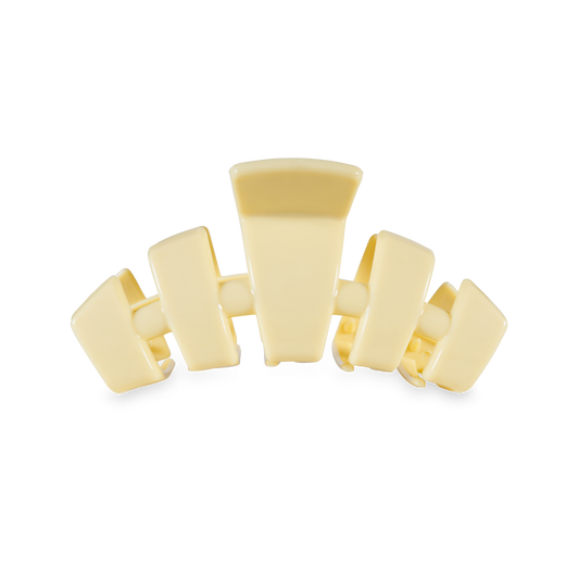 Classic Hair Clip | Butter Yellow |Medium