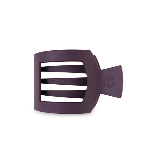 Square Flat Hair Clip | Burgundy Bliss |Medium