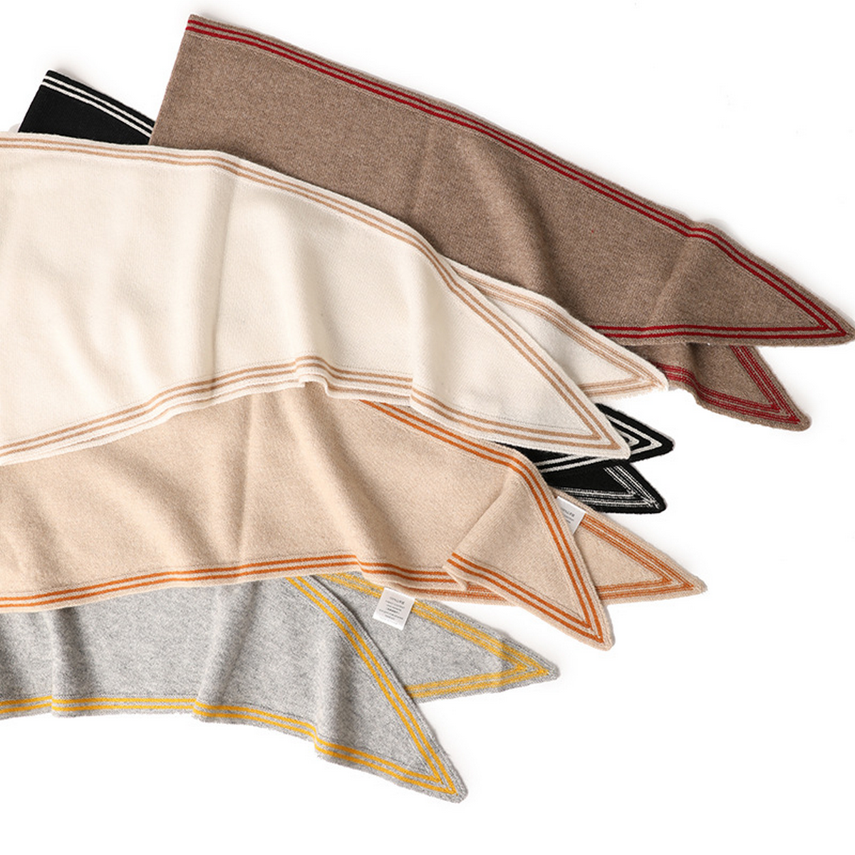 Juliette Cashmere Knit Wrap (Khaki)