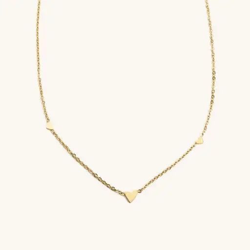 Alice Heart Necklace (Gold & Silver)