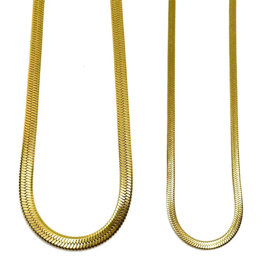 Herringbone Necklace (Two Sizes)