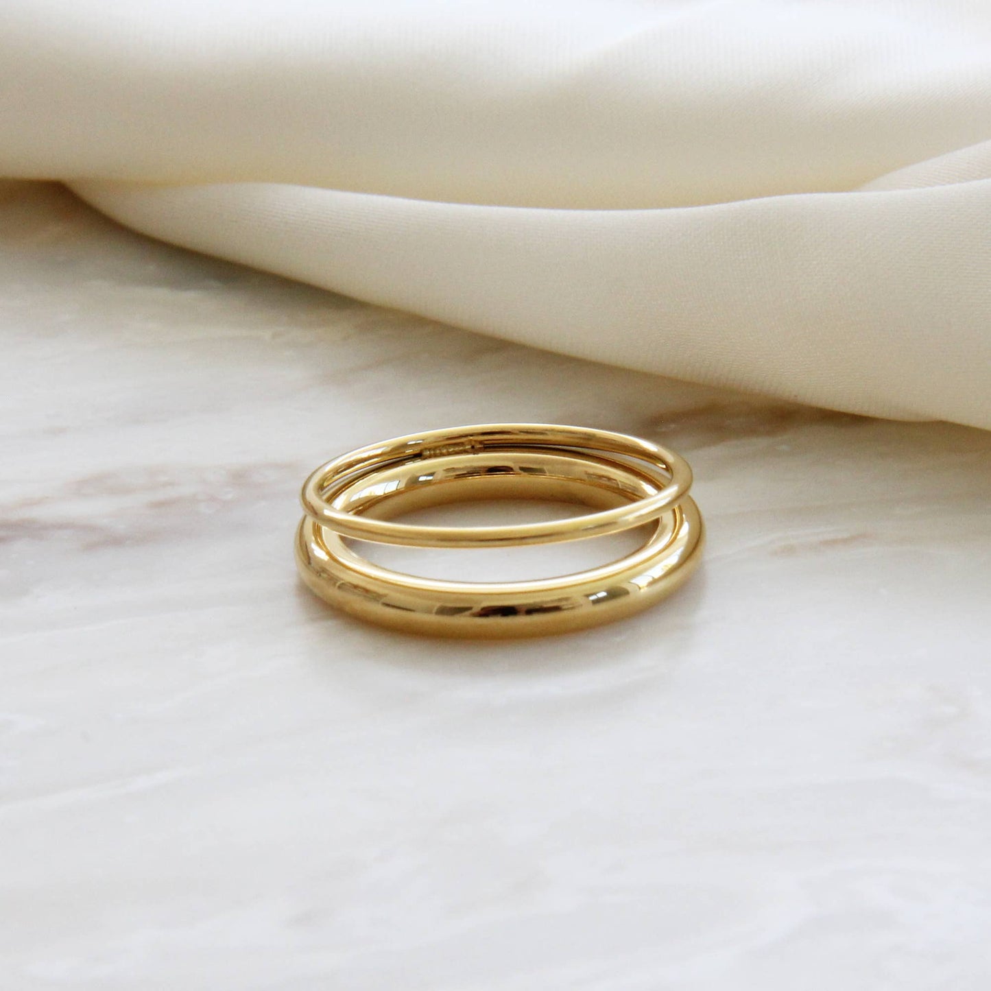 Maive Double Band Ring